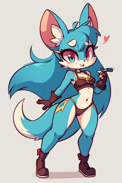 Female furry simorgh diives by yeiyei art style 