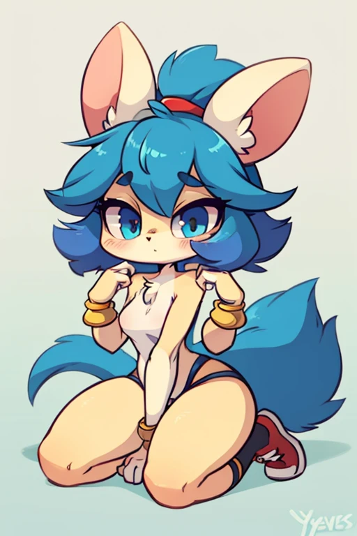 Female furry simorgh diives by yeiyei art style 