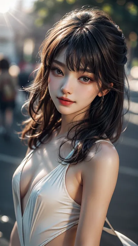 ( top quality, high definition ,  Masterpiece :1.2), Ultra Details,( realistic ,photo realistic ,photo- realistic :1.37), sharp concentration, bright color, beautiful detailed eyes, beautifully detailed lips, long eyelashes, hair fluttering in the wind, Ro...