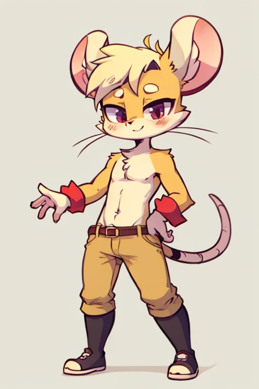 Male furry mouse diives by yeiyei art style 