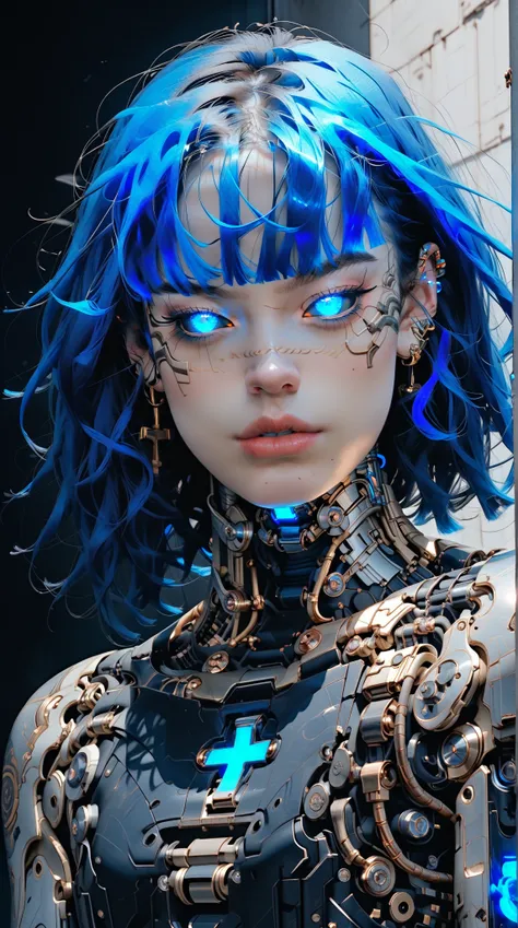 (nsfw:1), (Uncensored:1), score_9, score_8_up, score_7_up, (full body shot), (1 girl), (asian), beautiful teenage (skinny) muscular necron cyborg girl, (full cybernetic necron bodysuit:1.5), (black sclera:1.5), (blue glowing eyes:1.5), (blue glowing veins:...