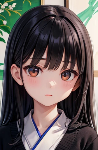 (( top quality)),(超 high definition ),( super detailed),( detailed description ),(( best CG )),( Best Artwork ), Ultra Precision Art, amazing painting art,( detailed painting:1.5),  Portraits:1.6,Bust:1.4,(1 female:1.5),Beautiful and well-formed face:1.5、 ...