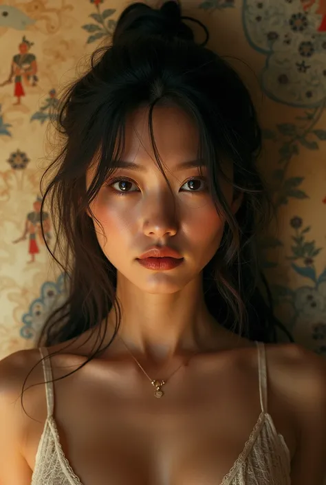 (RAW photo, best quality), (realistic, photo-realistic:1.3),best quality,highly detailed,masterpiece,ultra-detailed,illustration,1girl,upper_body,dynamic angle,world masterpiece theater,messy_long_hair,best quality,extremely detailed CG unity 8k wallpaper,...