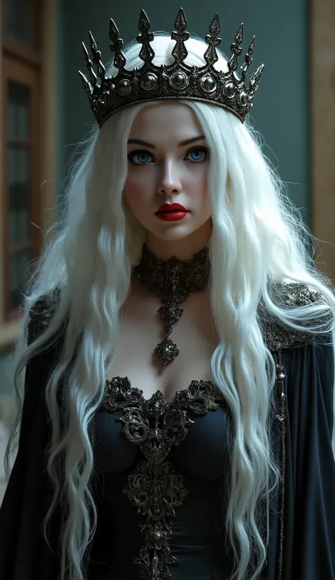 ((RAW photo),  absurd, (  absurd resolution)),  masterpiece  ,  better quality , (  Extremely detailed CG 8k wallpaper), (  best illustration), (best shade),  Realistic Lighting  ,  DETAILED AND BEAUTIFUL GLOW  , ((21 years old)), girl,  long white hair, Q...