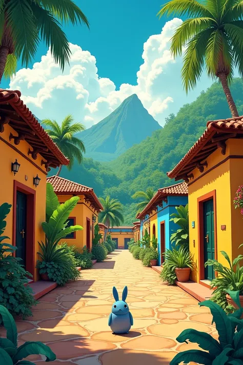 The Ghibli studio style represented in Dominican culture
