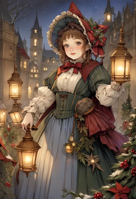 A Victorian Christmas In The Style Of Brian Froud And Joe Sutphin