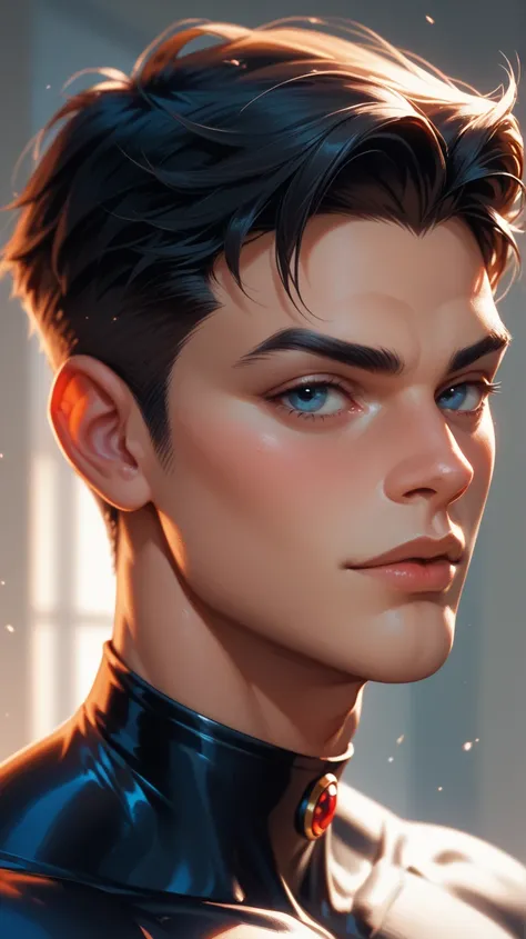 Dick Grayson from Teen Titans, portrait,