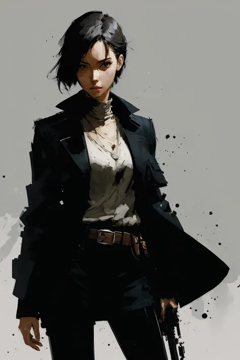 (style of ashley wood), female, 