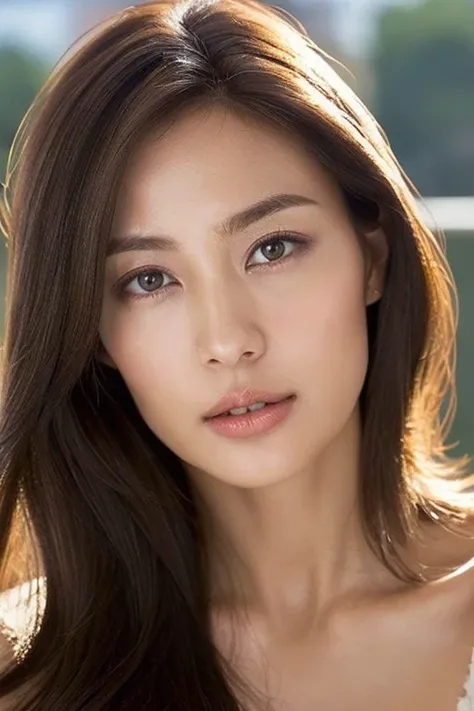 (Italian women、  perfect style：1.4、 slim abs：1.2、(( dark brown hair、Huge ：1.2))、( Natural Soft Light 、Town Town :1.1)、 high definition face and skin texture、 detail eyes、 double eyelids 