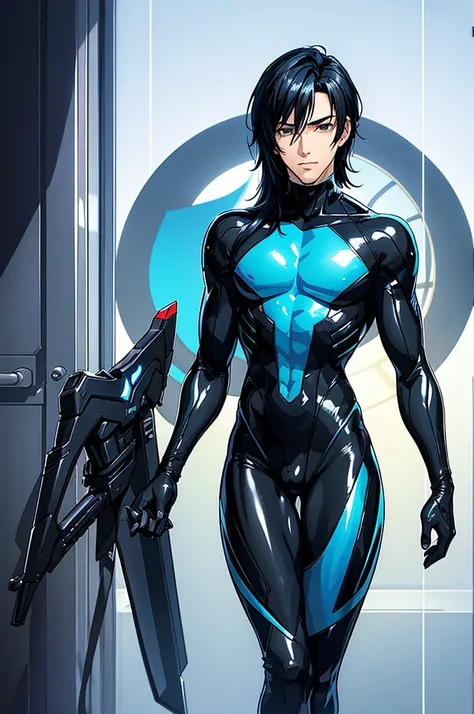    nightwingsuit, cute young man  ,   sexy body ,   tall  , Shiny black hair, upright, Sensual appearance,     Crotch Im Going to Cum My Bulge   