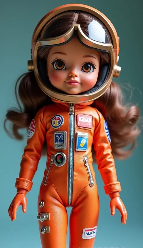 Créer une Barbie doll de la marque Mattel inspirée de la maladie de l’enfant de la lune 
Cheveux  Bouclés et marron foncé 
Yeux :Marrons
Teint :Très pâle avec des taches de rousseur sur son nez et front 
Casque d’astronaute  casque ajuster pour permettre à...