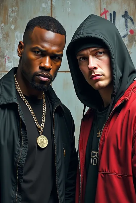 50 Cent and Eminem 