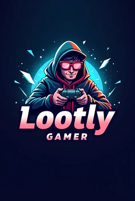 logo, nome: lootly, gamer, reaslita