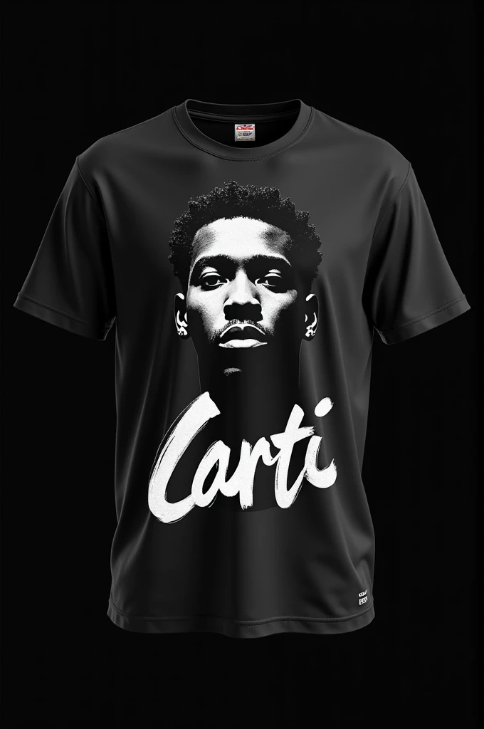 Playboi carti printed black t shirt aesthetic 