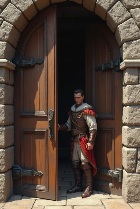 The guard Close the door l