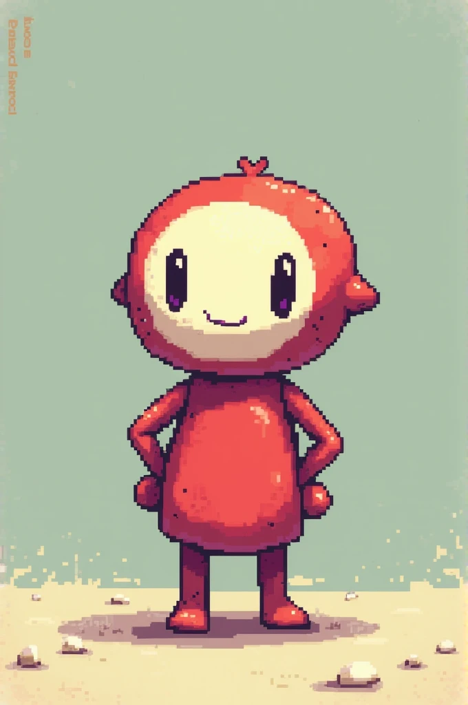 Generate a pixel character in the style of the UnderTale game 