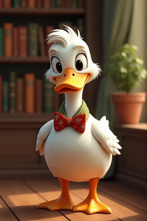 Duck with a tie 