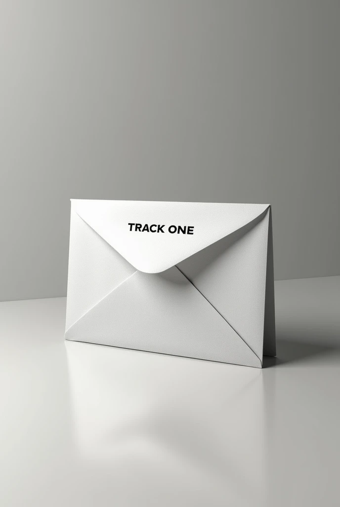 striking image of an envelope that says track one in Spanish