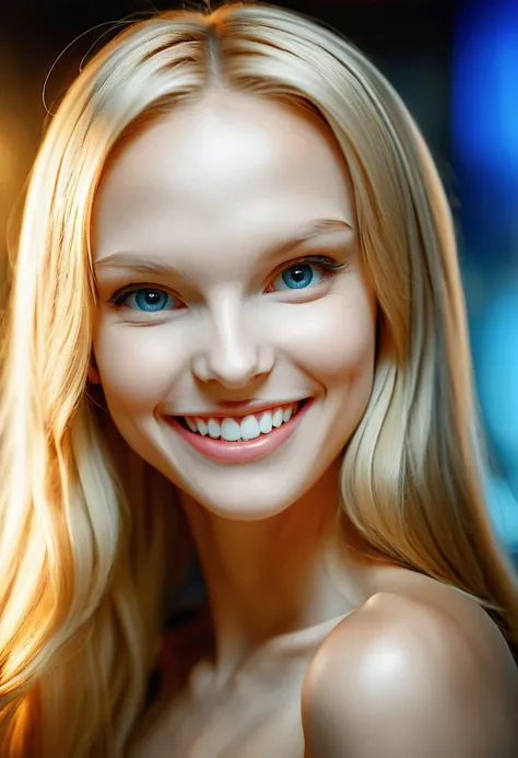 cute smile, blond hair
, 8k high definition, highest quality, skin texture, masterpiece, best quality, perfect lighting, cinematic lighting, (sharp focus:1.2), HDR, beauty, ultra-detailed, amazing, eos, skin_pores 