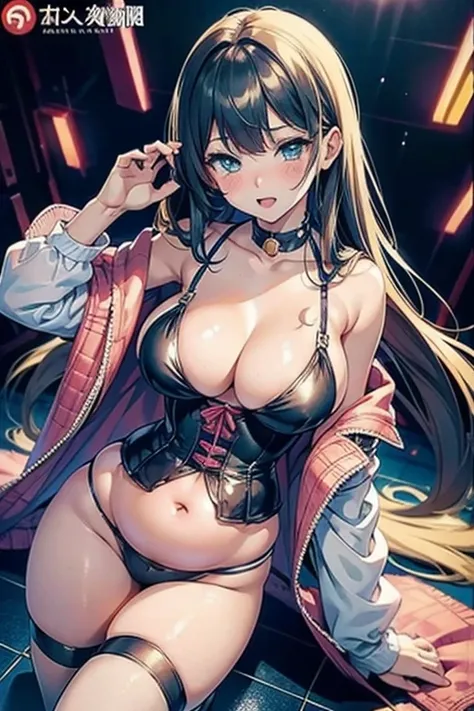  Anime Girl Poses , , official artwork in high definition, Oppai Cyberpunk Ahegao,  Charming Anime Girl 身着女巫服装、  Flirty Anime Girl ,  Charming Anime Girl ,  Strong and Plump Woman with Lots of Liquid ，Background artwork，Pregnant women， High Contrast ， wide...