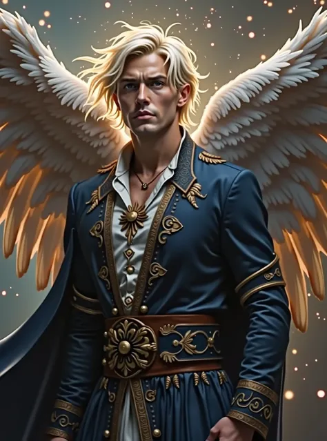 Very blonde male angel 