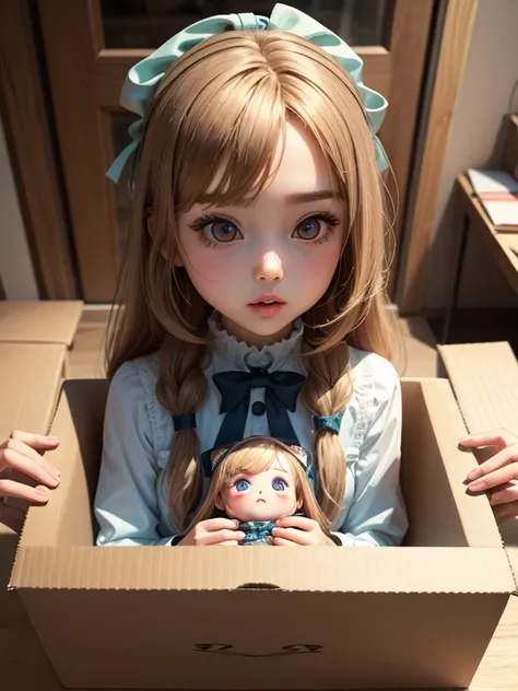 （1209）Todays challenge theme：Unboxing real doll/Unboxing a real doll/ Open a box of real dolls