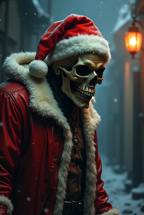 Vic Rattlehead Christmas coming out of the dark 