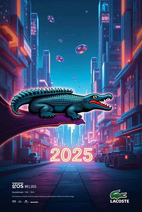 Lacoste poster celebrating the year 2025