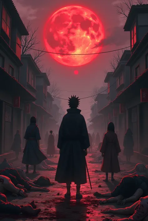 The scene where the Uchiha clan went extinct