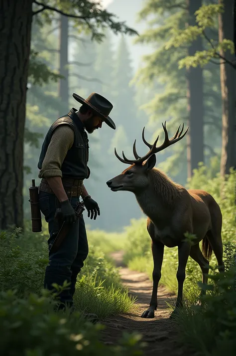 Red Dead Redemption 2 criar animal na floresta 