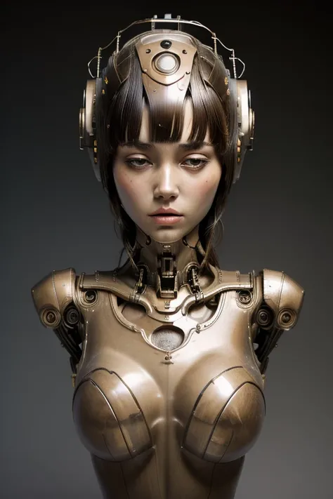 (masterpeace), ((super real photography: 1.5)), ((photo realistic: 1.3)), (real photo), whole body, 
A Japanese girl, ((A young girl robot: 1.5)), 
BREAK
headgear, ((real clear skin)), ((beautiful face: 1.5)), ((Super cute: 1.5)), ((well-balanced face)), (...