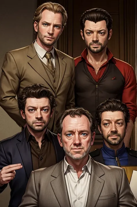 Colm Meaney: Peter Davison: Tom Ellis: Michael Emerson: Andy Serkis: