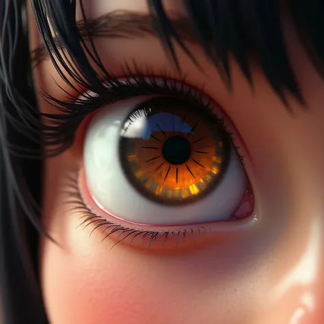 best quality, masterpiece, symmetric highly detailed eyes, girl, highly detailed background,  trending on (artstation:1.46), hyperrealistic, cinematic lighting, studio quality, 8k resolution, masterpiece, in the style of Pixar, by Tristan Eaton Stanley Art...