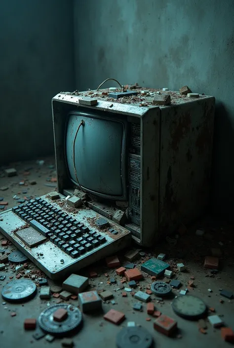 Image of a murdered computer
