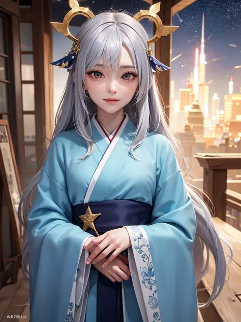 masterpiece， top quality，8k， Detailed Skin Textures ， detailed cloth texture，Beautifully detailed face， complex details， super detailed，Rei Ayanamiの肖像， Silver Hair，Red colored eyes， black headgear on the head,Pixieカット，Shining Skin Hair Ornaments, gold hair...