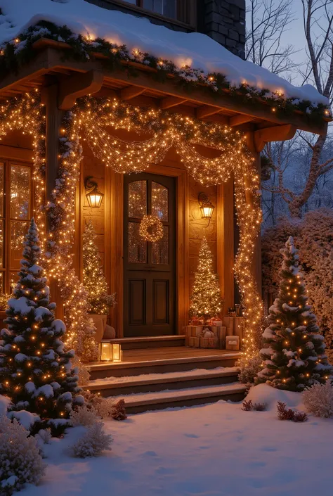 🎄SeaArt Christmas Miracle Special Event - Christmas house porch✨