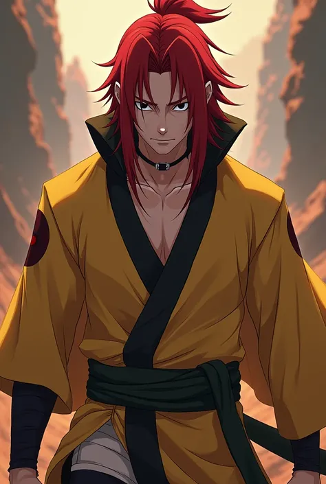 Ooc Naruto
Create Red Hair Male Anime Character Image , mắt sắc màu black ,  long red hair  , height 1m 75 ,muscle .  Draw a male character in an art naruto style with red hair up to the hips looks charming ,nữ tính  có muscle không quá đô , mắt màu black ...