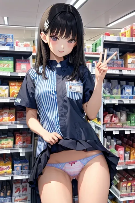 (((Lower Body、Convenience storeof店員、Accentuate the crotch、  widens legs 、、 panties that dont hit people、   彼女ofAccentuate the crotch、 panties that dont hit people 、    Flashy panties   、   miniskirt))、((、  、  彼女ofAccentuate the crotch、 widens legs、    flas...