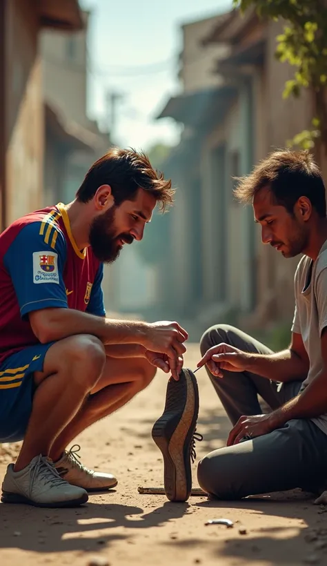 Lionel messi bro my shoe is torn will you sew it yes give it sew it how much will it cost 100 taka