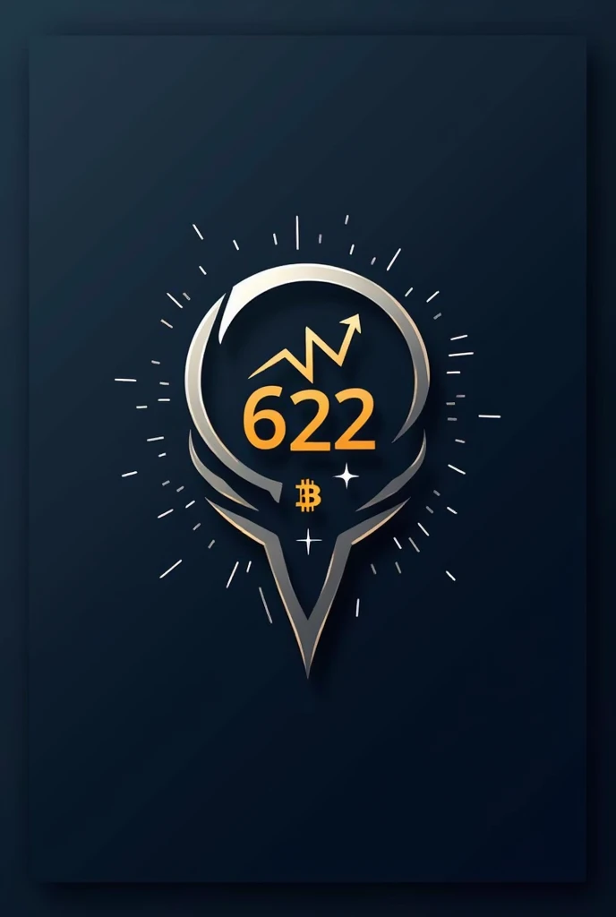 Logo "622:  The Psychology of Wealth-Building " book.  It reflects modern style , professional, and minimalist ,  combines elements of growth and psychology with symbols such as graphs , up arrow ,  and subtle brain shape to represent the strategy and mind...