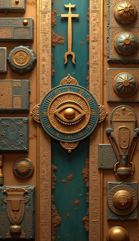 An engaging collage of ancient Egyptian artifacts and symbols, encouraging viewers to subscribe for more content.
.