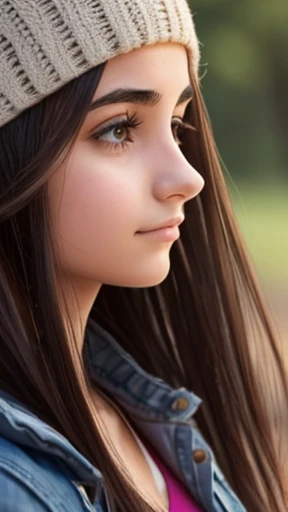 a 20-year-old Jewish woman  , focusing on the face