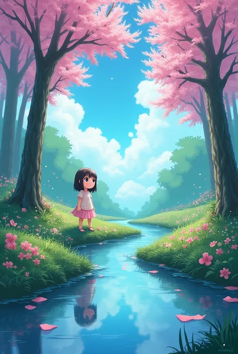 A very simple anime nature picture 