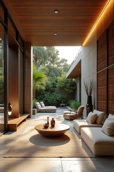 Modern bungalow interior india chic and elegant 