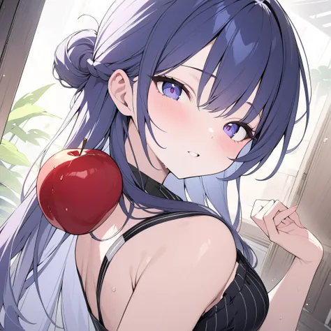 High Resolution, Masterpiece, Best Quality, beautiful, apple girl