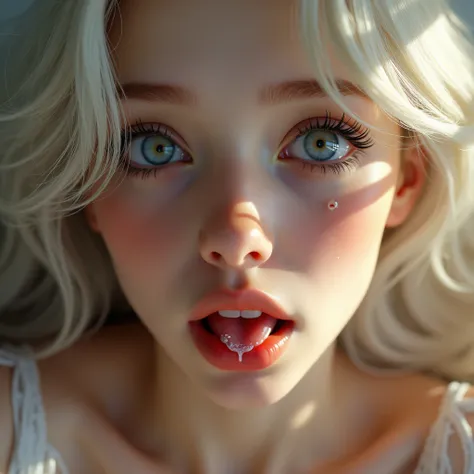 (XLabs F.1 Realism LoRA V1), Transform in live-action, real, a cute young girl,  beautiful reflective eyes ,  beautiful and detailed lips ,  extremely delicate eyes and face ,  long lashes,  sensual facial expression ,  Open mouth, (8K HDR masterpiece ),  ...