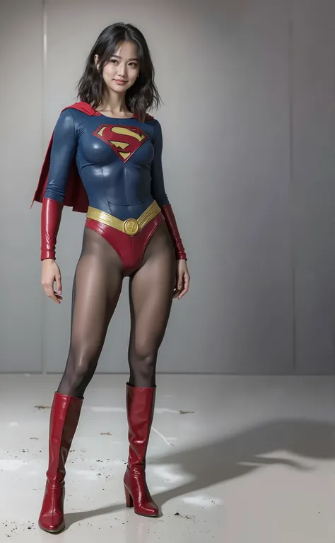  background 、(((  Depicting beautiful legs in black tights    .)))、(((        Legally express the beauty of your smile     )))、((((      make the most of your own original image    )))、(((    Rolling backwards in a supergirl costume    )))、(((ボディにフィットした   ...