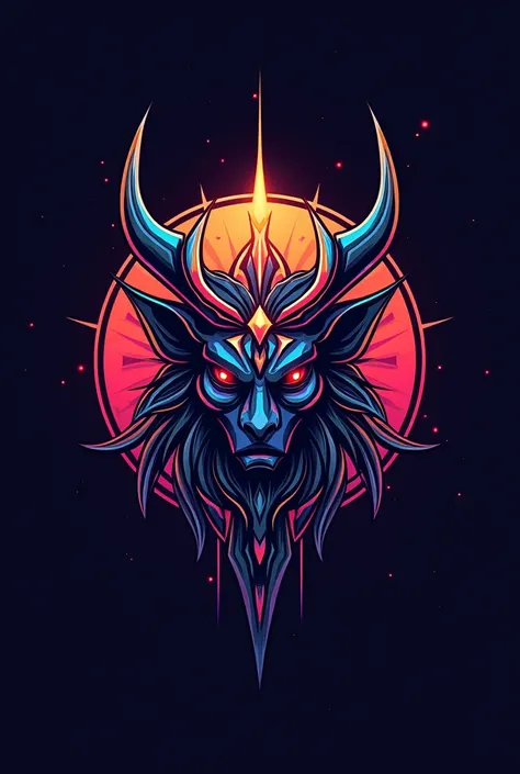 Create an exclusive and memorable brand logo gaming from this post  ("ALMA"), simetris, bold tribal High Resolution, Award Winning, Super Detailed, High Quality, High Details, Perspective, Vanishing Point, Rounded Corners, Anaglyph, Stereogram, Optical Ill...