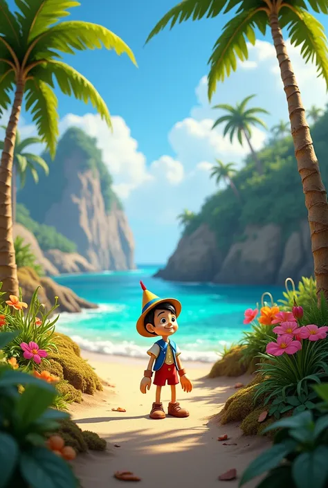 Pinocchio on the Saci coast 