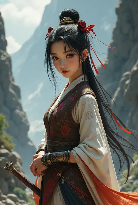 Chinese girl Hyborian style